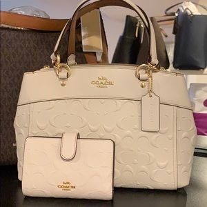 Coach signature mini blake crossbody with wallet